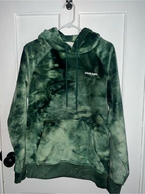 Brand New- Spark Paws Green human Hoodie- M